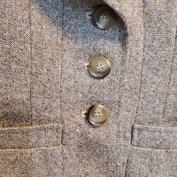 Jacket Ann Taylor Size 4 Petite Wool  ⚜️🤎⚜️ - Picture 8 of 9